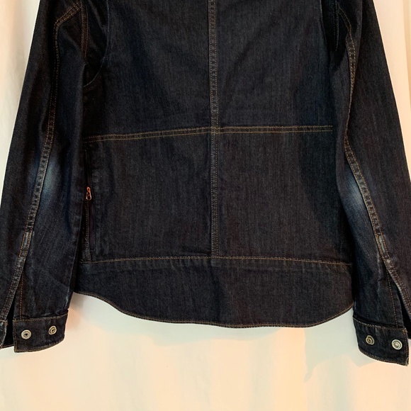 Levi's dark wash denim commuting cycling jacket - Picture 4 of 8